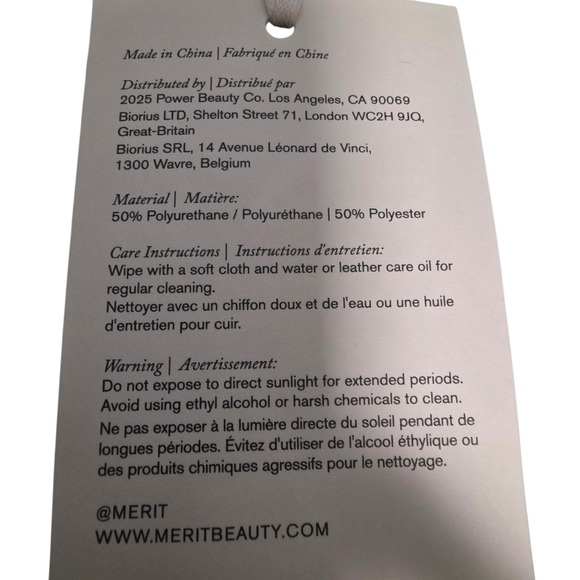 MERIT BRANDON MAXWELL Black Faux Leather Top Handle Bag Structured Chic Accent - Picture 4 of 8